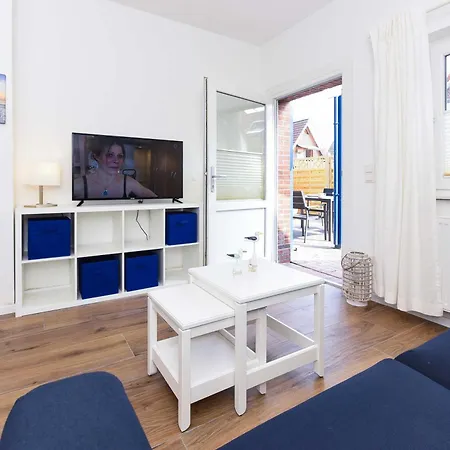 Ferienwohnungen Blaues Haus Bensersiel Exterior foto