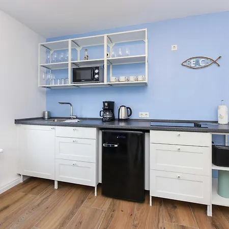 Ferienwohnungen Blaues Haus Bensersiel Exterior foto