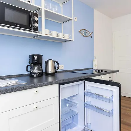 Ferienwohnungen Blaues Haus Bensersiel Exterior foto
