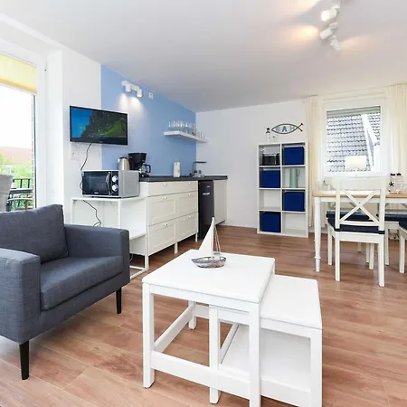 Ferienwohnungen Blaues Haus Bensersiel Exterior foto